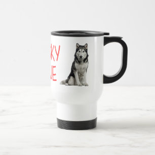 Welpenliebhaber Süßer Sibirischer Husky Reisebecher