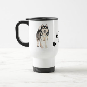 Welpenliebhaber Süßer Sibirischer Husky Reisebecher