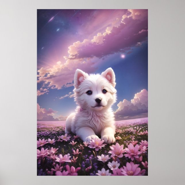 Welpenposter | SÜSSE TIER FOTO | Tierglücken Poster (Vorne)