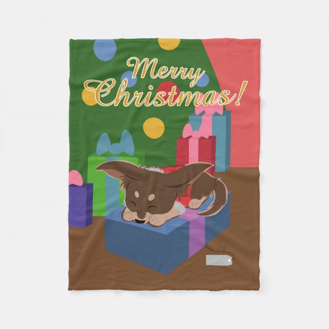 Welpenpräsenz Fleecedecke (Vorderseite)