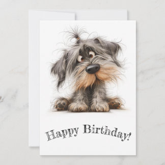 Welppy Birthday Card Feiertagskarte