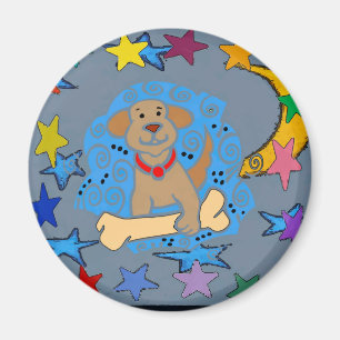 Welppy Dog Pa Dutch hex Sign Magnet