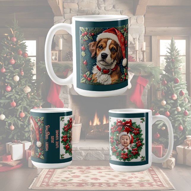 Welppy Wonder Weihnachten individuell anpassbar Kaffeetasse (Von Creator hochgeladen)