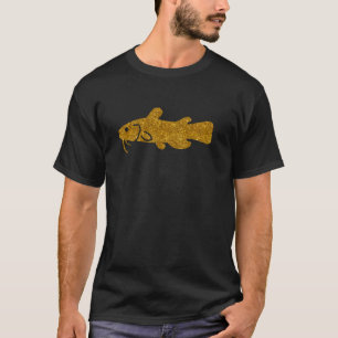 Wels für Frauen Mädchen Fischer Schlammkatze T-Shirt