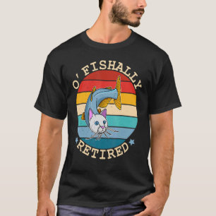 Wels Katzenwels Angeln Humor 8 T-Shirt