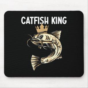 Wels-König – Angelbegeisterter Fischer Angeln Mousepad