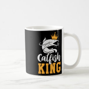 Wels-König-Design Lustiges Wels-Angeln-Geschenk Kaffeetasse