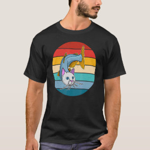 Wels Wels Katzenwels Angeln Humor 6 T-Shirt