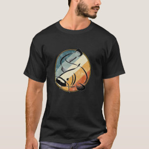 Welsangeln Tackle Trolling Channel Wels Thema T-Shirt