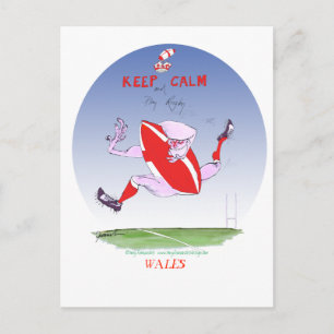 welse Rugby, tony fernandes Postkarte