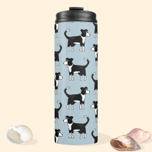 Welsh Border Collie Dog Thermosbecher