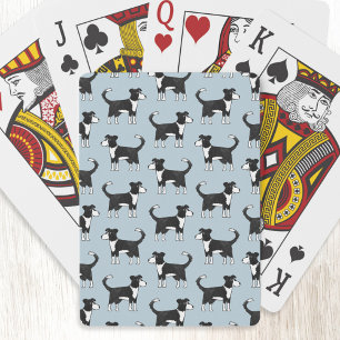Welsh Border Collie Sheepdog Pattern Spielkarten