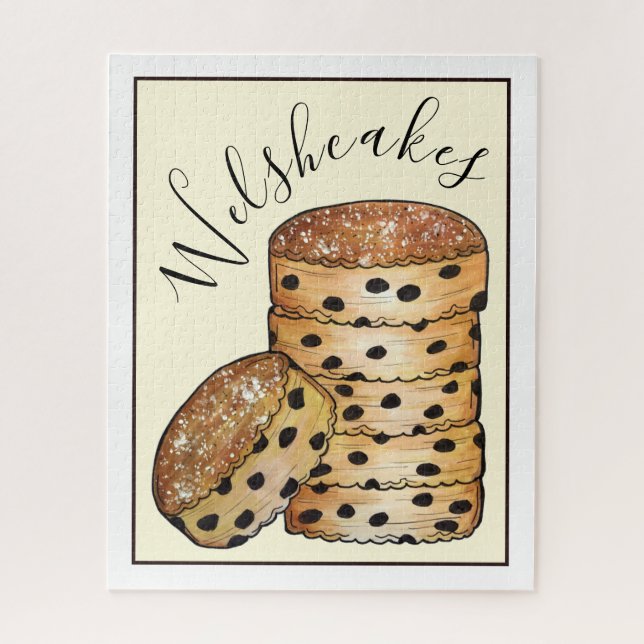 Welsh Cakes Welshcakes Bakestones UK British Food (Vertikal)