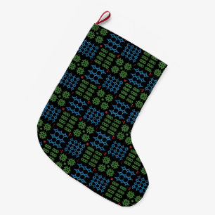 Welsh Carthen Blanket Tapestdesign Großer Weihnachtsstrumpf