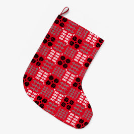 Welsh Carthen Blanket Tapestdesign Large Christ Großer Weihnachtsstrumpf