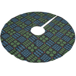 Welsh Carthen Blanket Tapestdesign Polyester Weihnachtsbaumdecke