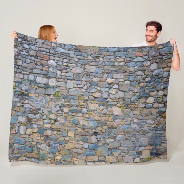 WELSH CASTLE WALL FLEECEDECKE (Beispiel)