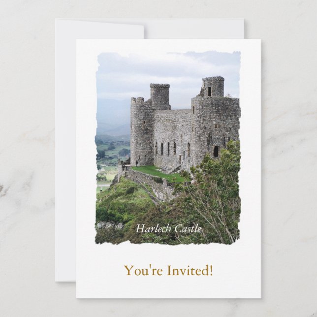 WELSH CASTLES EINLADUNG (Vorderseite)