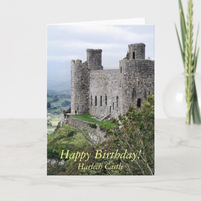 WELSH CASTLES KARTE (Vorderseite)