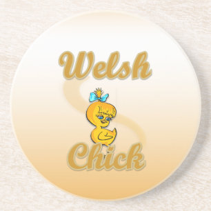Welsh Chick Sandstein Untersetzer