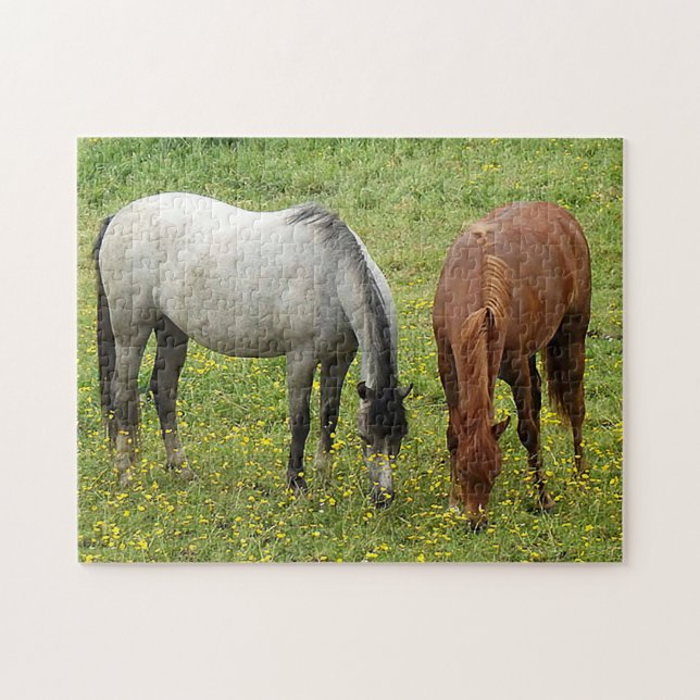 Welsh Cobs cheval Puzzle (Horizontal)