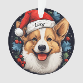 Welsh Corgi Custom Christmas Ornament