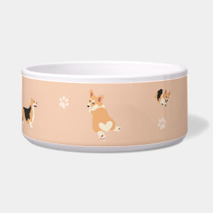 WELSH CORGI DOG BOWL NAPF