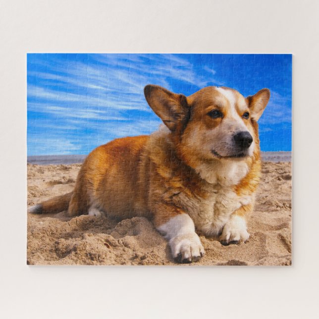 Welsh Corgi Dogs Jigsaws. (Horizontal)
