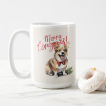 Welsh Corgi Funny Christmas Dog Tasse