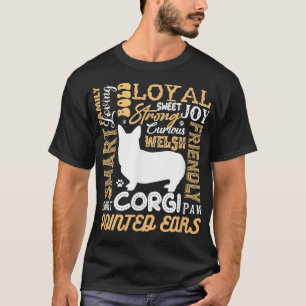 Welsh Corgi liebt Hunde Loyal Sweet Joy Wels T-Shirt