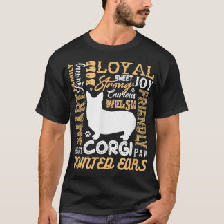 Welsh Corgi liebt Hunde Loyal Sweet Joy Wels T-Shirt