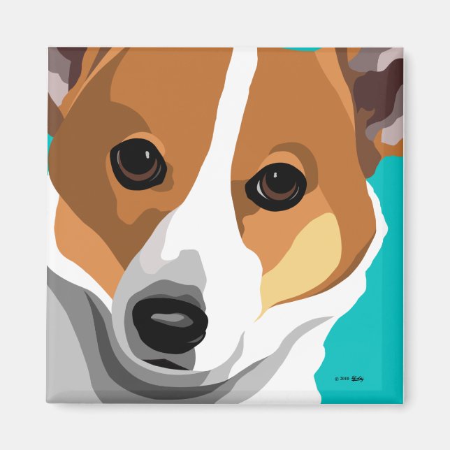 Welsh Corgi magnets (Devant)