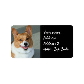 Welsh Corgi Shipping Labels Adressaufkleber