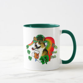 Welsh Corgi St Patricks Day Tasse