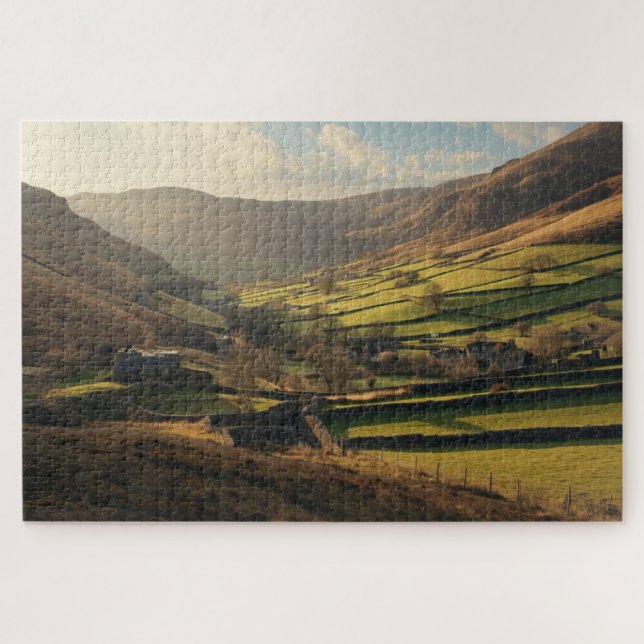 Welsh Countryside Valley Jigsaw Puzzle (Horizontal)