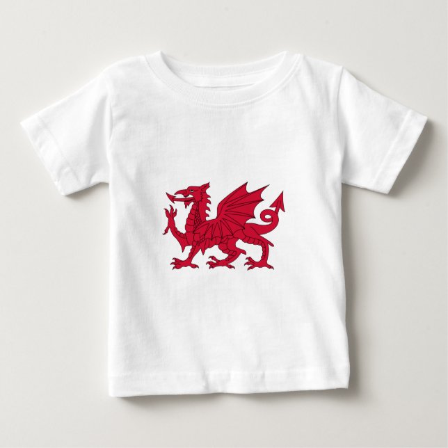 Welsh Dragon Baby T-shirt (Vorderseite)