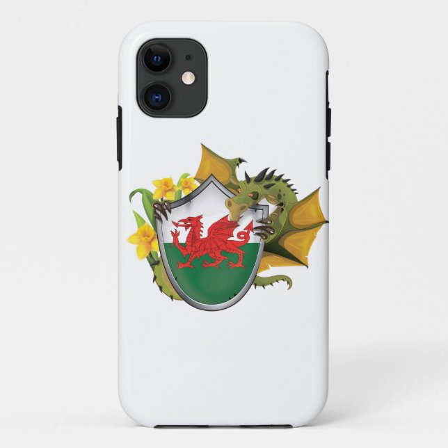 Welsh Dragon Flag Case-Mate iPhone Hülle (Rückseite)