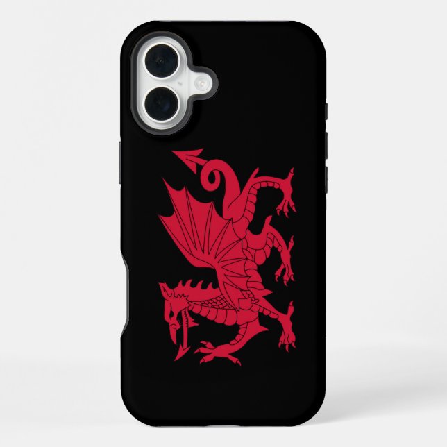 Welsh Dragon iPhone 16 Plus Hülle (Rückseite)