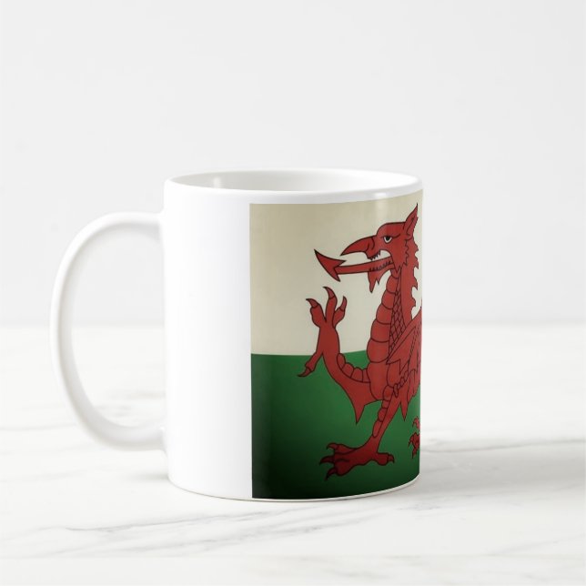 Welsh Dragon Tasse (Links)