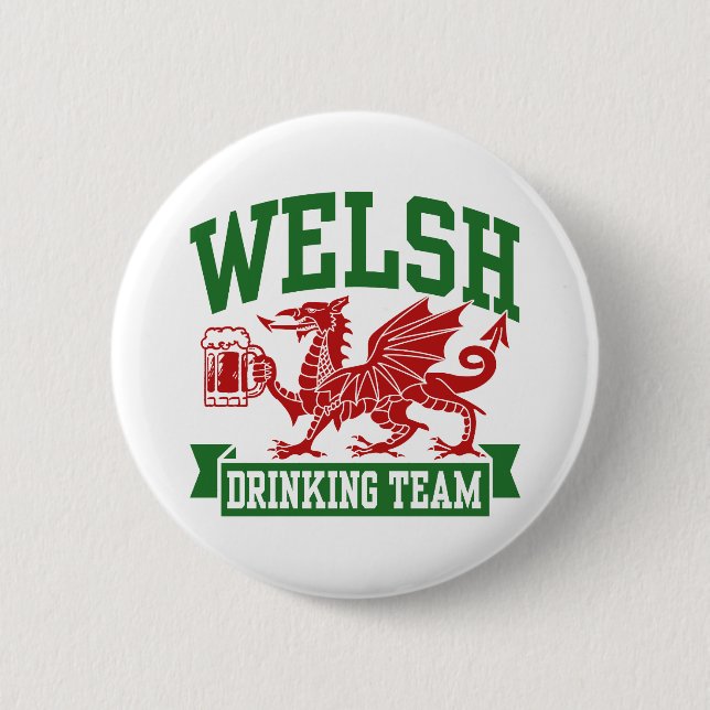 Welsh Drinking Team Button (Vorderseite)