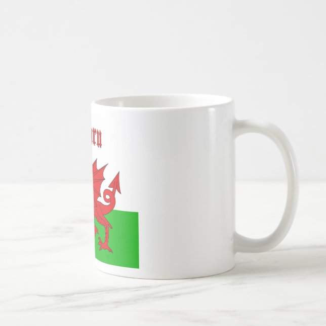 Welsh Flag Cymru Kaffeetasse (Rechts)