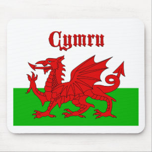 Welsh Flag Cymru Mousepad