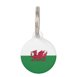 Welsh Flag Dog Tag Haustiermarke