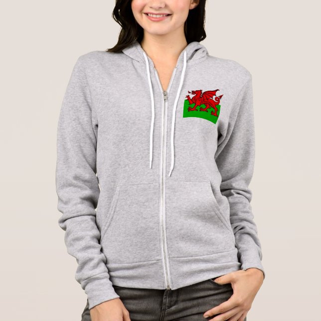 Welsh Flag Hoodie (Vorderseite)