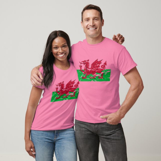 Welsh Flag T - Shirt (Unisex)