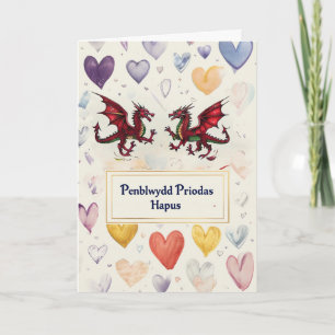 Welsh Happy Anniversary Card Karte