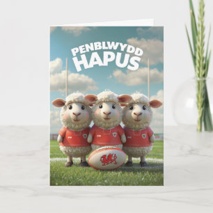 Welsh Happy Birthday Card Karte