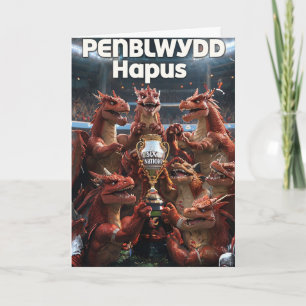 Welsh Happy Birthday Card Karte