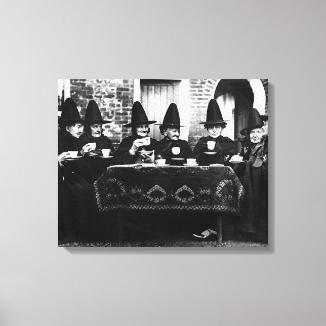 Welsh Hexen mit Tee-Krone-Teatime Leinwanddruck (Vorderseite)
