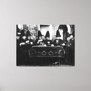 Welsh Hexen mit Tee-Krone-Teatime Leinwanddruck
